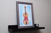Watercolor Violin Poster Framed